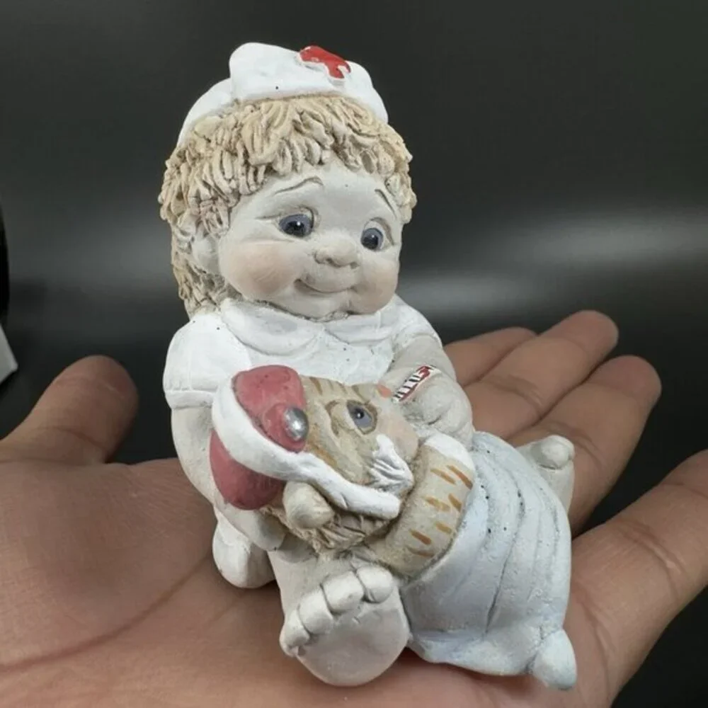 1996 Cast Art‎ Industries Dreamsicles Signed Kristin Figurine Junior Nurse VTG